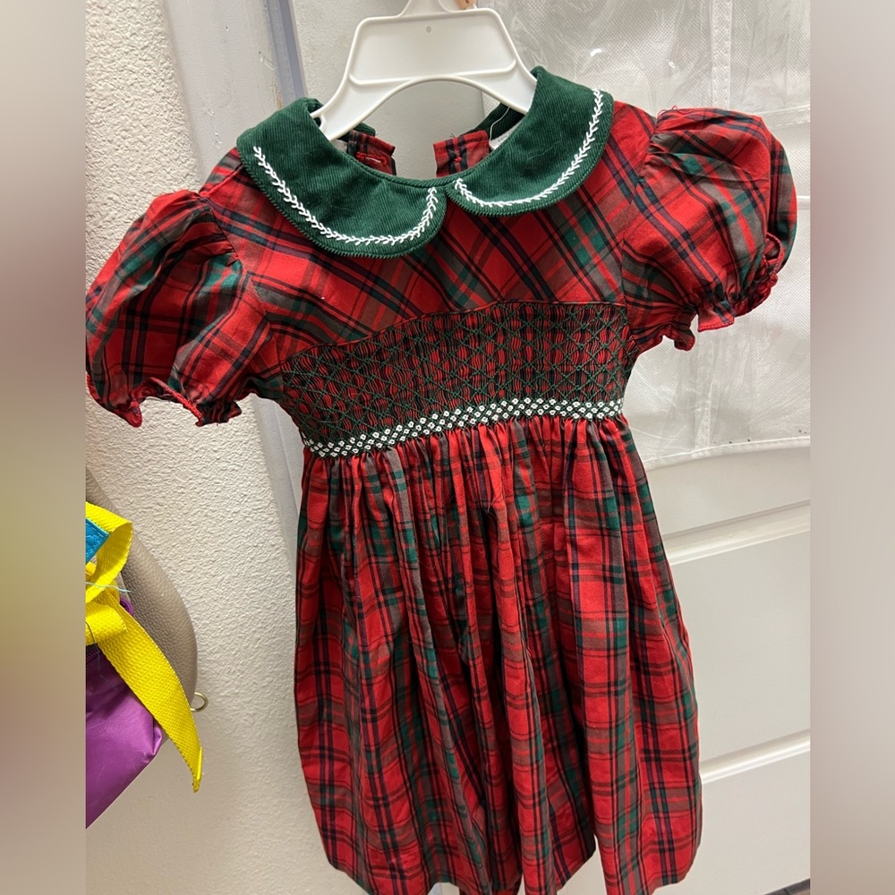 Smocked Christmas Dress